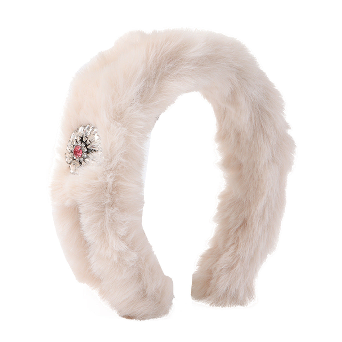 Wholesale Diamond Inlaid Plush Hair Bands